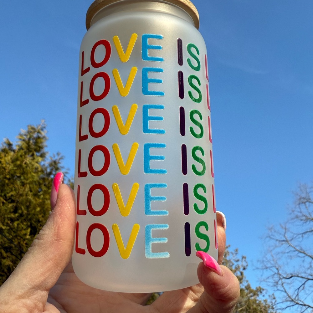 Colorful Love Party Jar